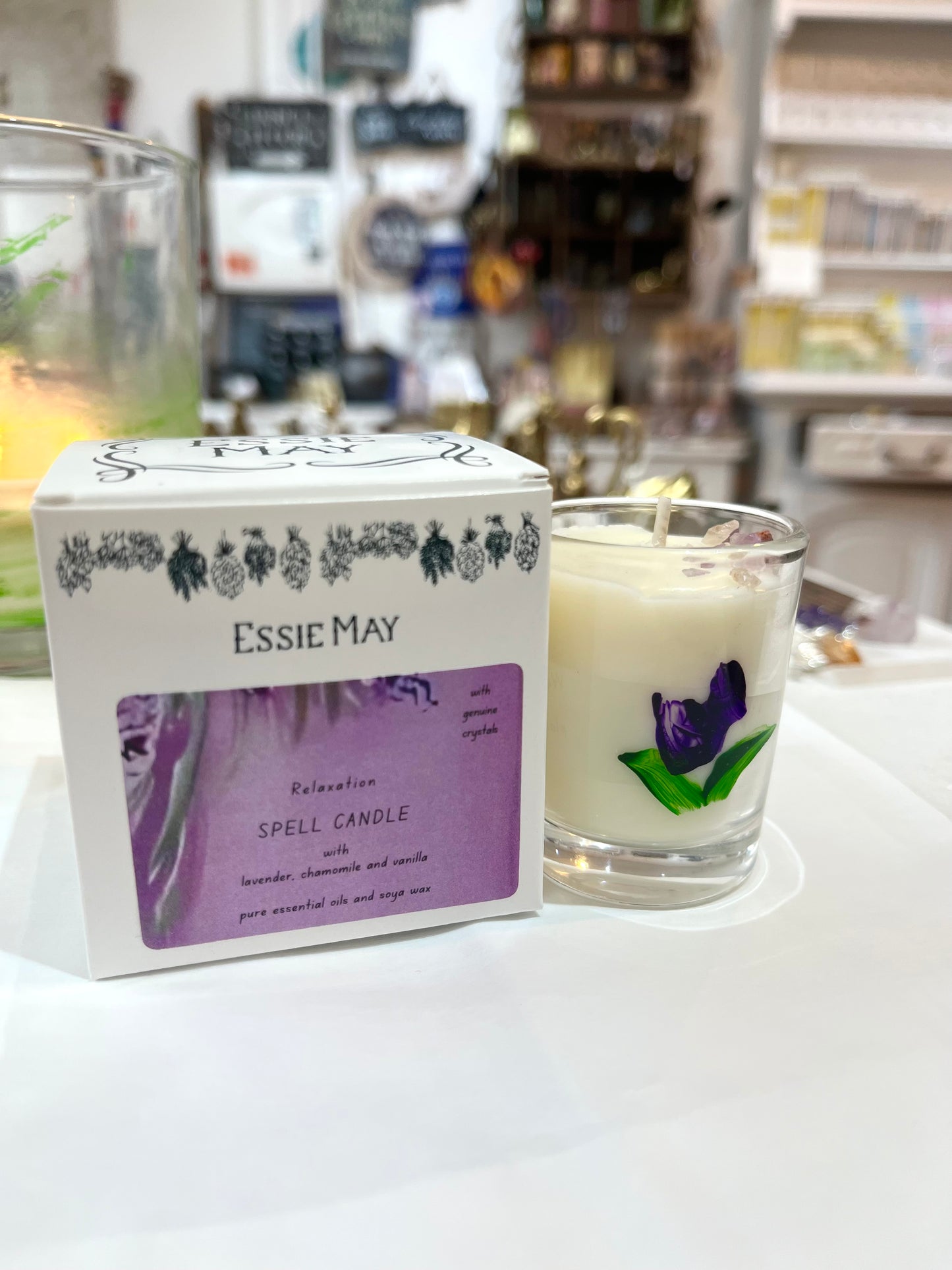 Small Sleepy Time Spell Candle