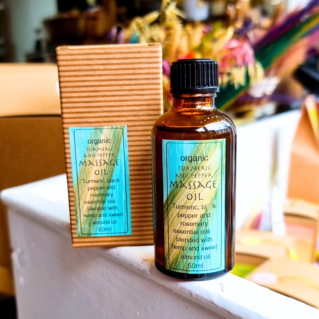 Tumeric and Pepper Massage Oil