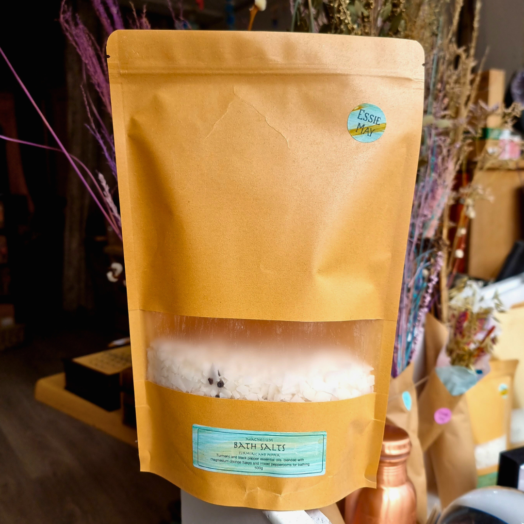 Magnesium Bath salts Turmeric and Pepper Blend