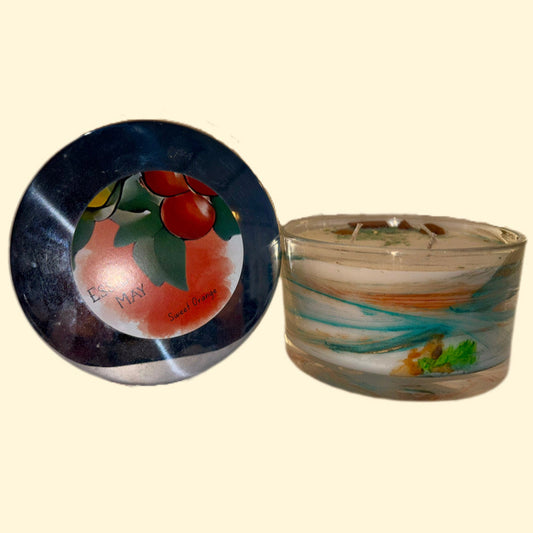 Large Sweet Orange Spell Candle