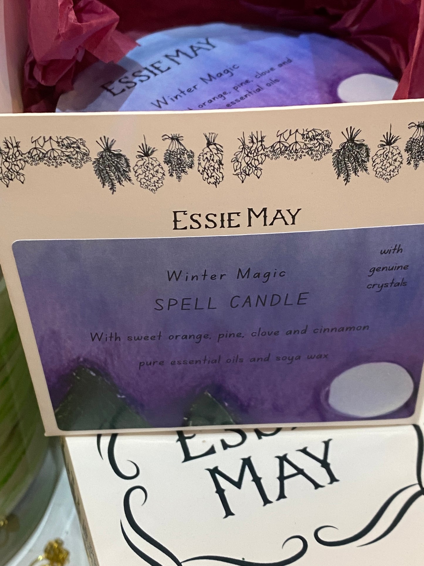 Winter Magic Spell Candle