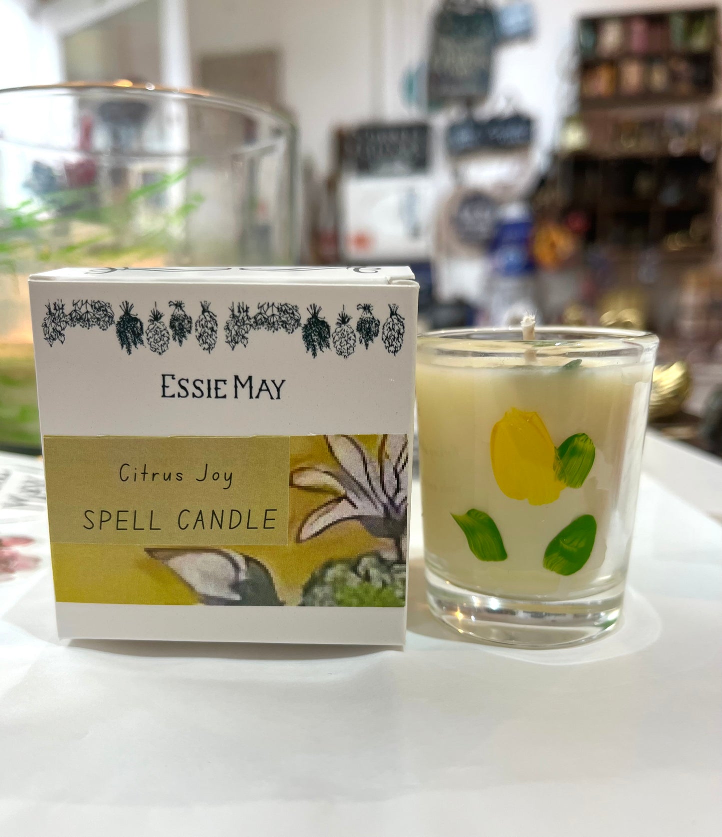 Small Citrus Joy Spell Candle