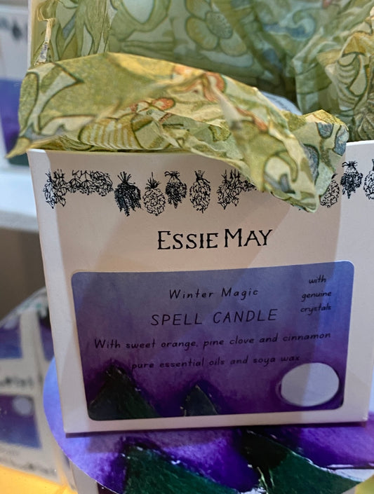 Small Winter Magic Spell Candle