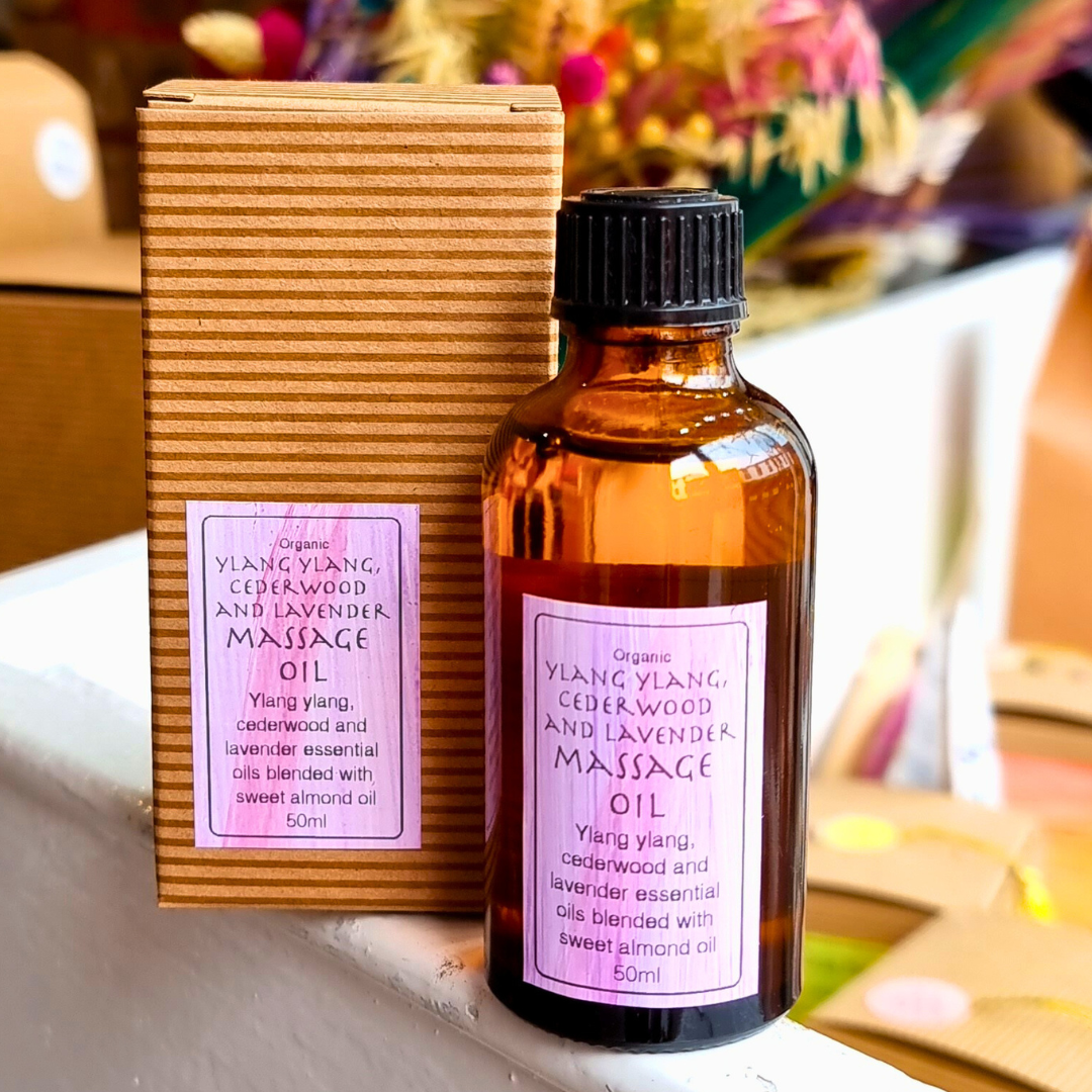 Ylang Ylang Ceederwood and Lavander Massage Oil