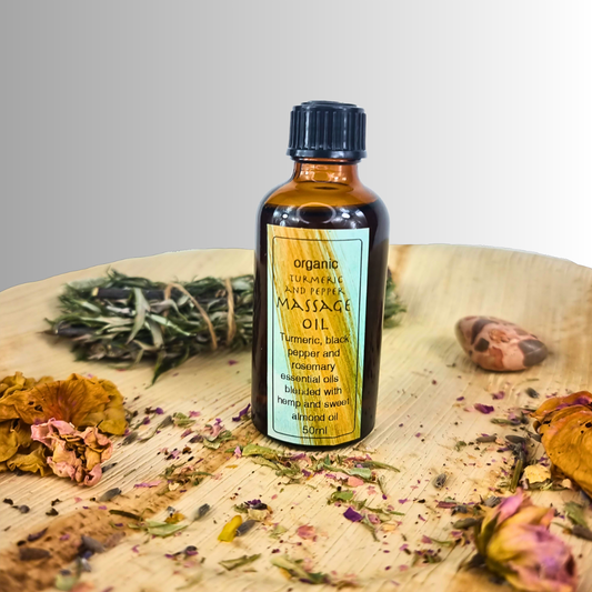 Tumeric and Pepper Massage Oil
